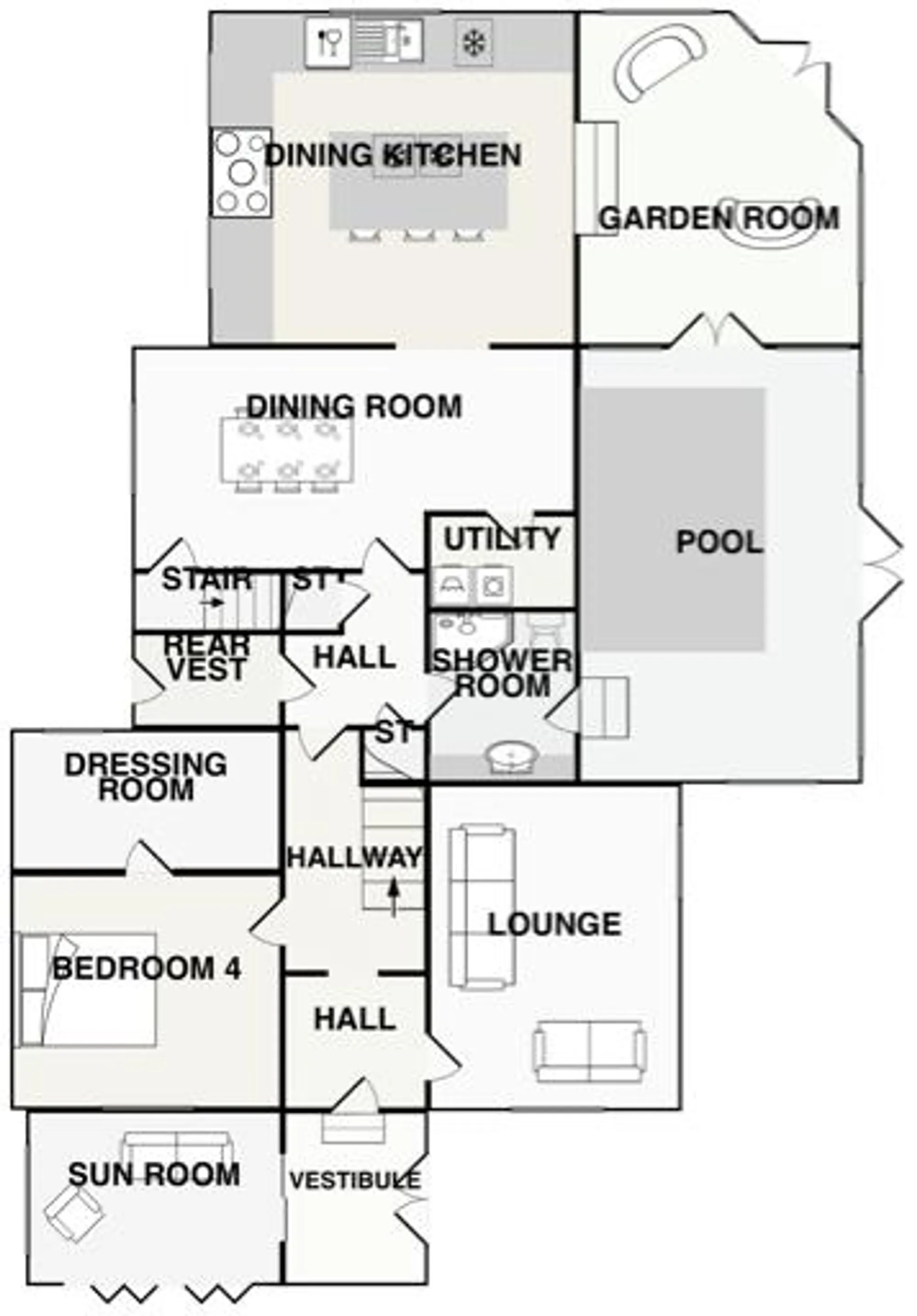 5 bed house for sale in Muir Of Fowlis, Alford - Property floorplan