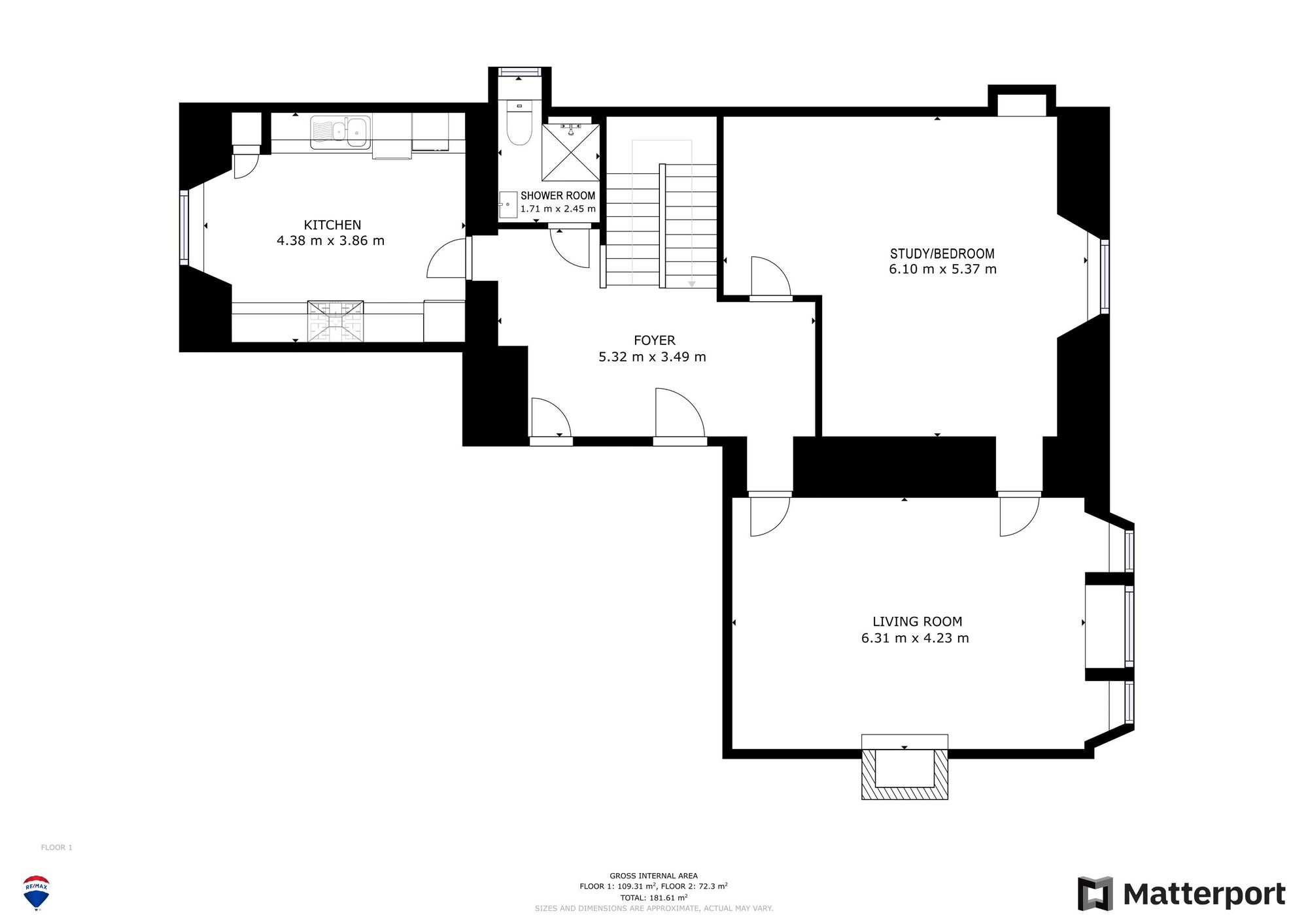 3 bed flat for sale in Camus Avenue, Edinburgh - Property floorplan