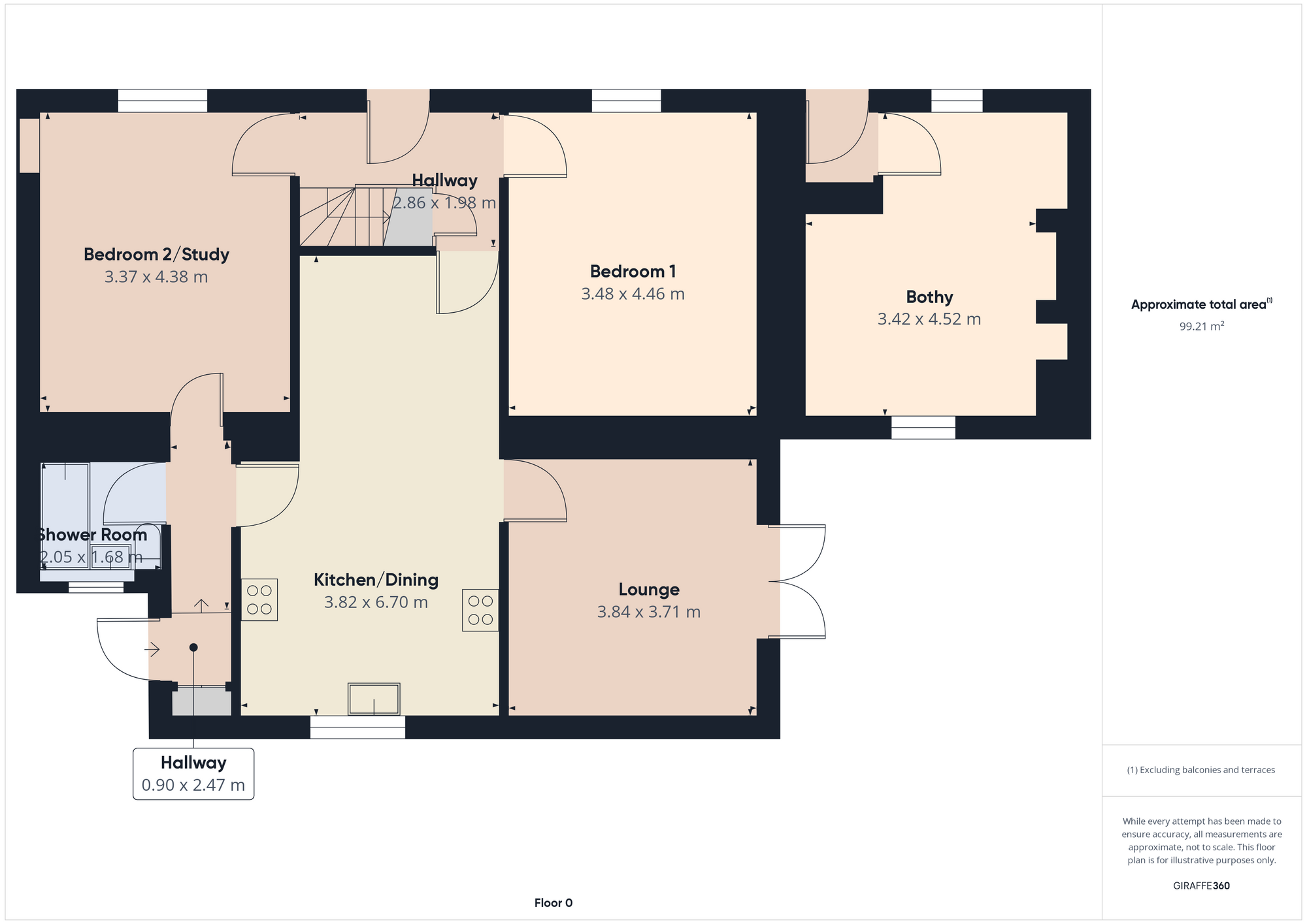 4 bed for sale in Premnay, Insch - Property floorplan